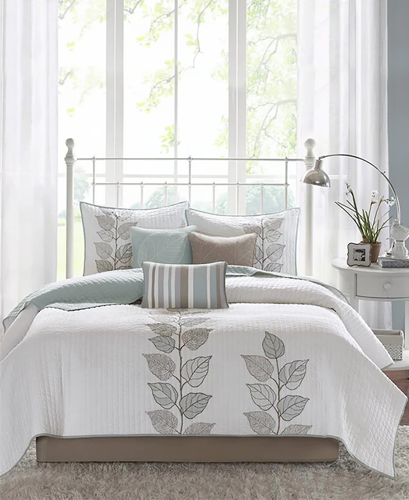 Madison Park Caelie Quilted 6-Pc. Quilt Set