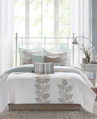 Madison Park Caelie Quilted 6-Pc. Quilt Set