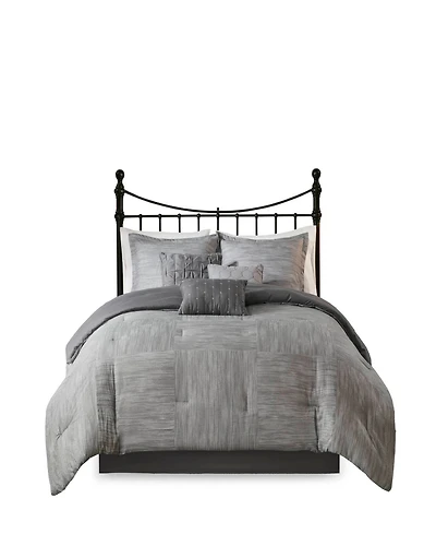 Madison Park Walter Seersucker 7-Pc. Comforter Set, California King