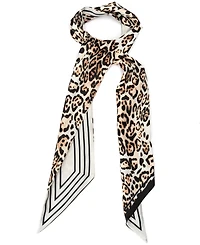 Bcbg Leopard Striped Twilly Scarf Set