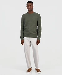 Alfani Men's Basket Weave Long-Sleeve Sweater, Macy's Exclusive
