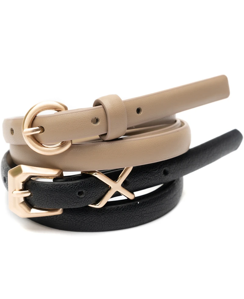 Vince Camuto 2-For-1 X-Keeper Belt Set