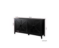 Modern White 5 Drawer Dresser Bathrooom Cabinet Ample Storage Wide Chest of Drawers