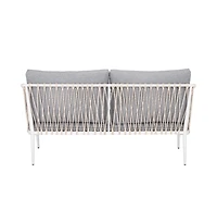 Augusta Home Dante Rope Patio Loveseat