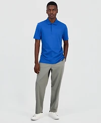 Alfani Men's Regular-Fit Mercerized Polo Shirt, Created for Macy's