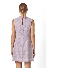 English Factory Women's Crochet Lace Mini Dress