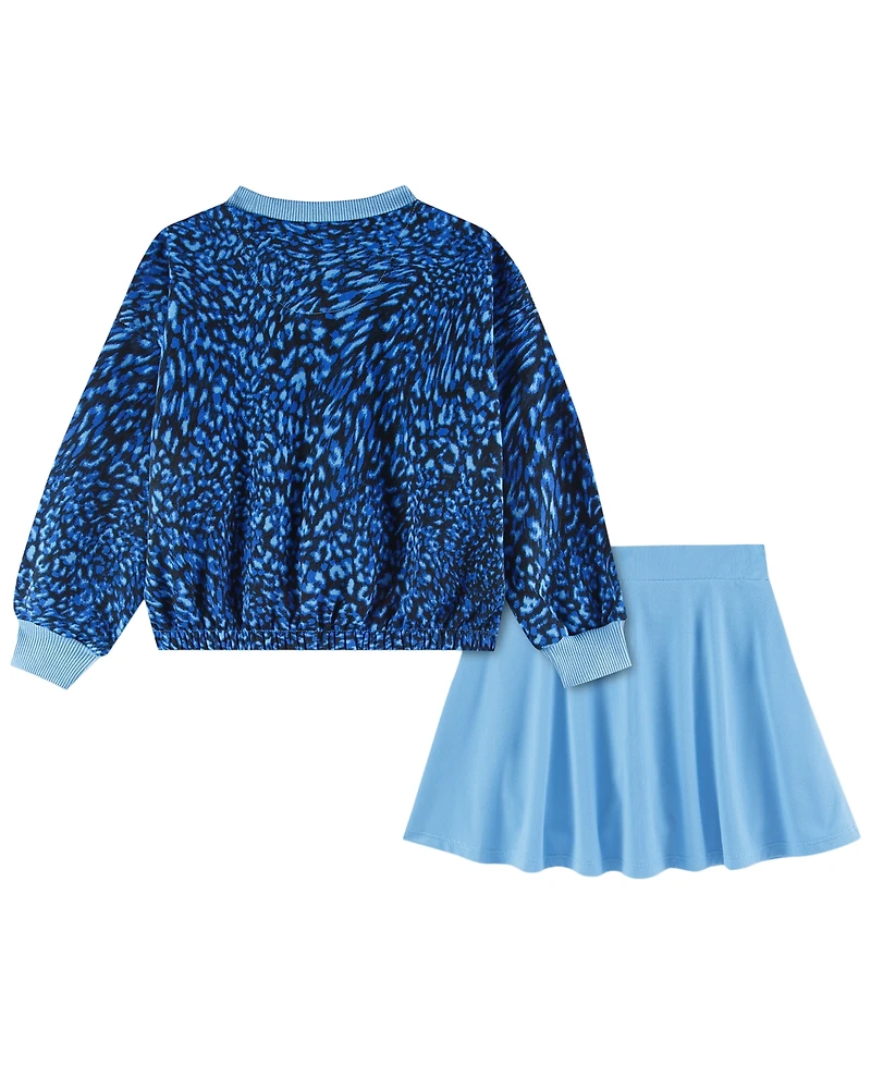 Nike Toddler Girls' 2T-4T Allover Printed Top and Scooter, 2-Piece set