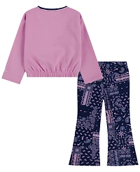 Nike Toddler Girls' 2T-4T Retro Remix Top and Leggings, 2-Piece Set