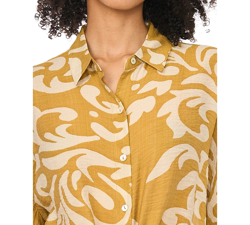 Sam & Jess Women's Collared Short-Sleeve Top