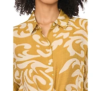 Sam & Jess Women's Collared Short-Sleeve Top