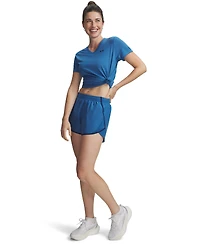 Under Armour Women's Fly By Mesh-Panel Running Shorts