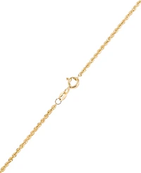 Macy's Rope Knot Pendant Necklace in 10k Yellow Gold