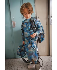 Deux par Deux Little Boy Camouflage Durable Lightweight Drawstring Bag