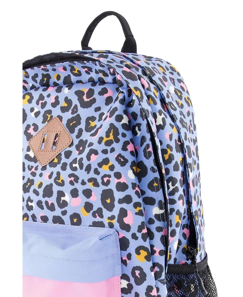 Deux par Deux Little Girl Leopard Practical Spacious Durable Backpack