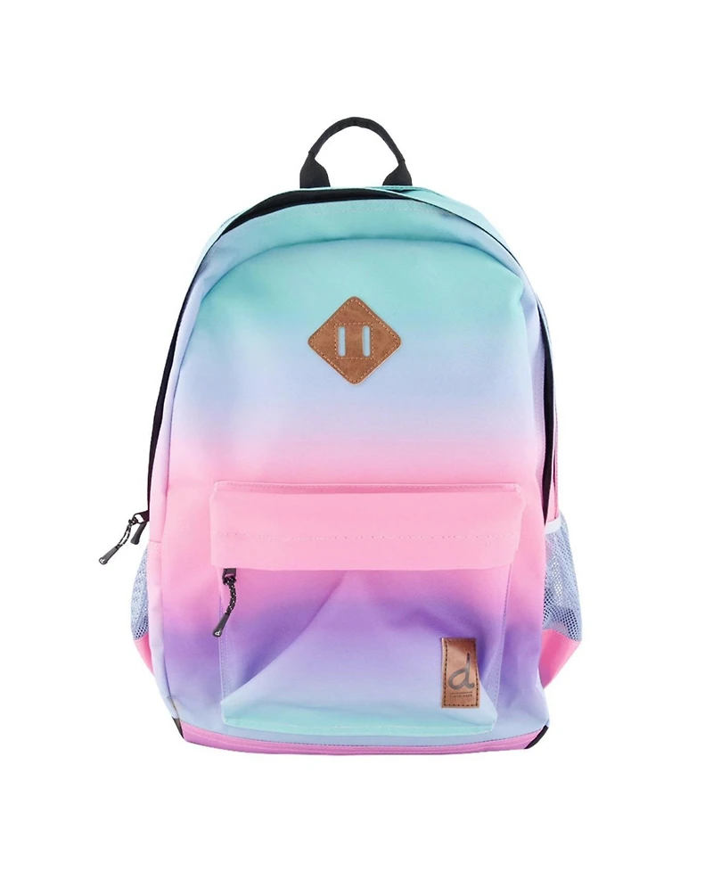 Deux par Deux Little Girl Gradient Practical Spacious Organized Backpack