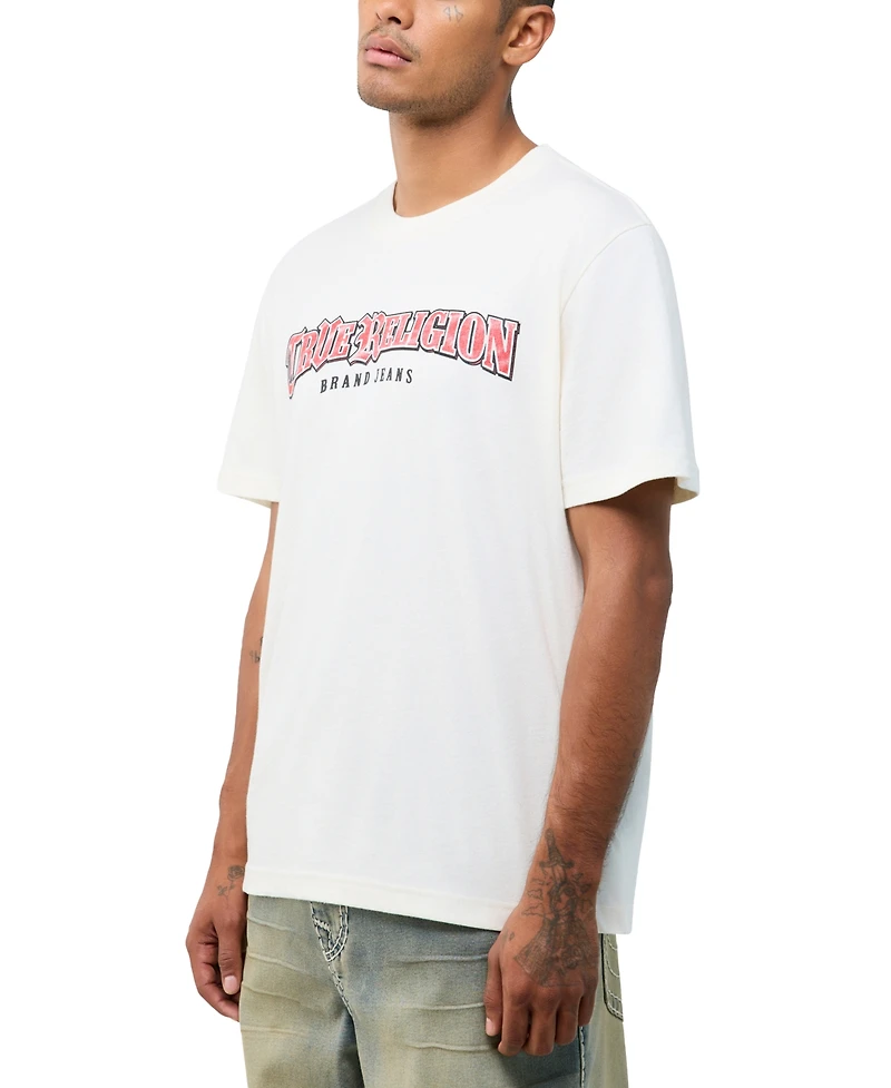 True Religion Men's City Life Arch Logo T-Shirt