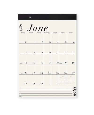Gnuadz Wall Calendar 2026-2027 Monthly Hanging Organizer Minimalist