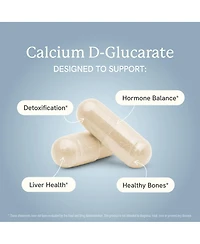 SMNutrition Calcium D-Glucarate 500mg Supplement for Hormone and Liver Support, 180 Capsules