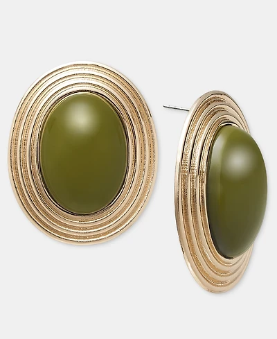 I.n.c. International Concepts Cushioned Stone Bold Stud Earrings, Macy's Exclusive