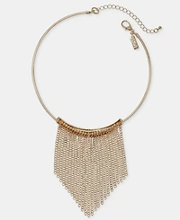 I.n.c. International Concepts Luxe Collar Fringe Structured Statement Necklace, Macy's Exclusive