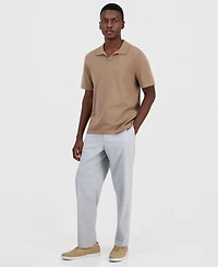 Alfani Men's Cotton-Blend Johnny-Collar Polo Sweater, Macy's Exclusive