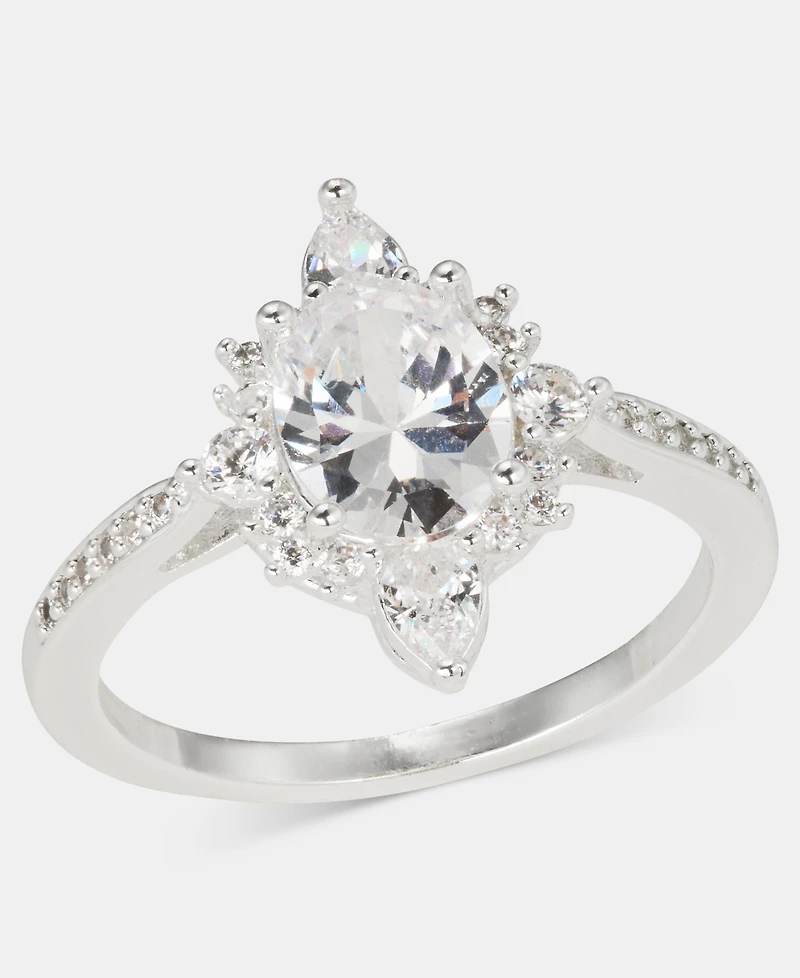 Charter Club Cubic Zirconia Cluster Ring, Macy's Exclusive