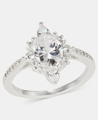 Charter Club Cubic Zirconia Cluster Ring, Macy's Exclusive
