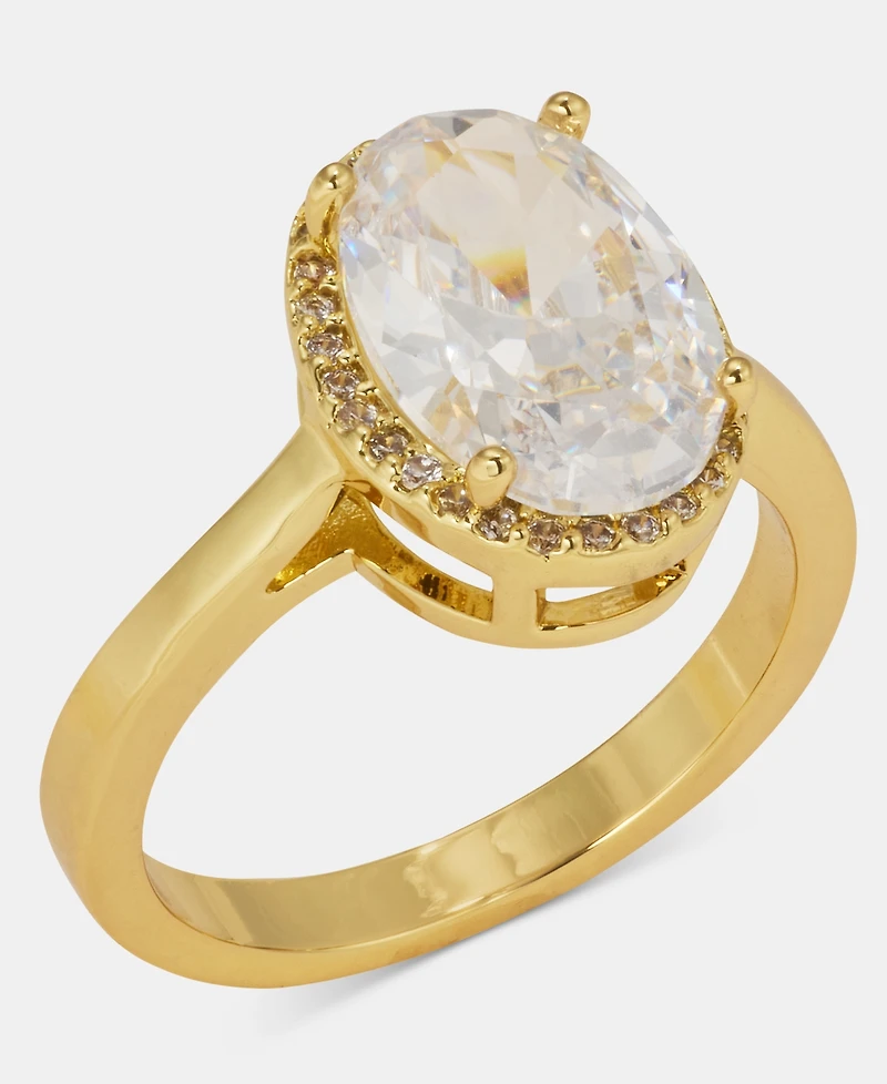Charter Club Cubic Zirconia Oval Ring, Macy's Exclusive