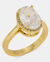 Charter Club Cubic Zirconia Oval Ring, Macy's Exclusive