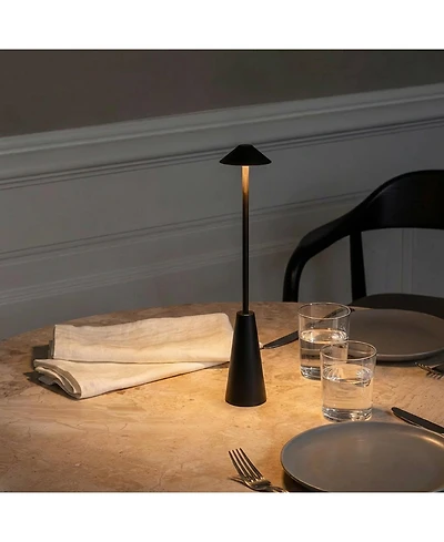 Brightech Enoki 12" Cordless Rechargeable Led Bistro Table Lamp