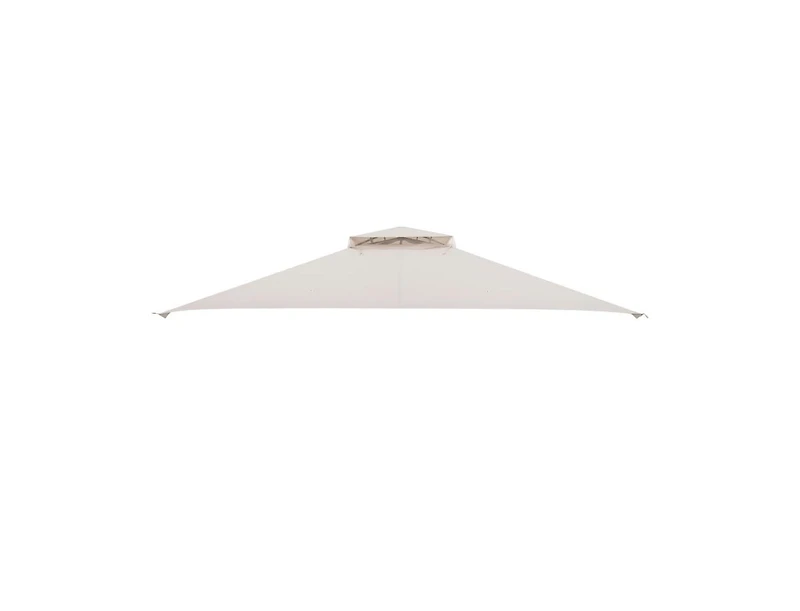 Boyel Living 10 x 12 Feet Gazebo Replacement Top with Air Vent and Drainage Holes-Beige