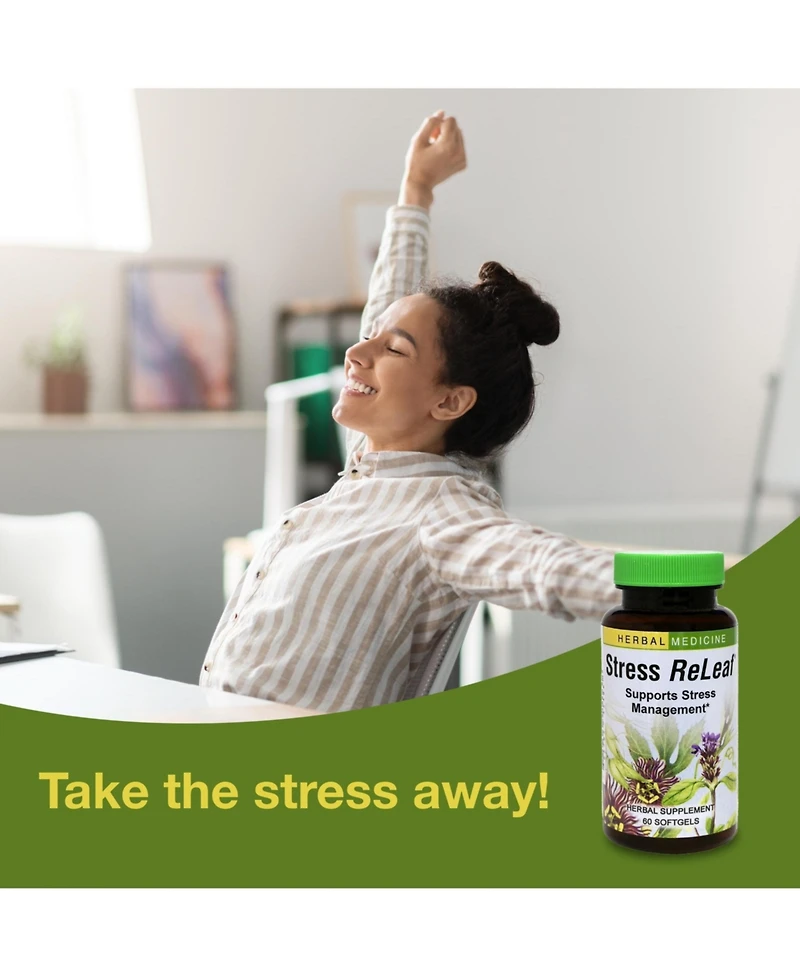 Stress ReLeaf 60 Count Softgels…