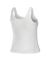 Wear by Erin Andrews Women's 2-Piece Cream Cleveland Browns Plus Cozy Scoop Neck Tank Top & Pants Set