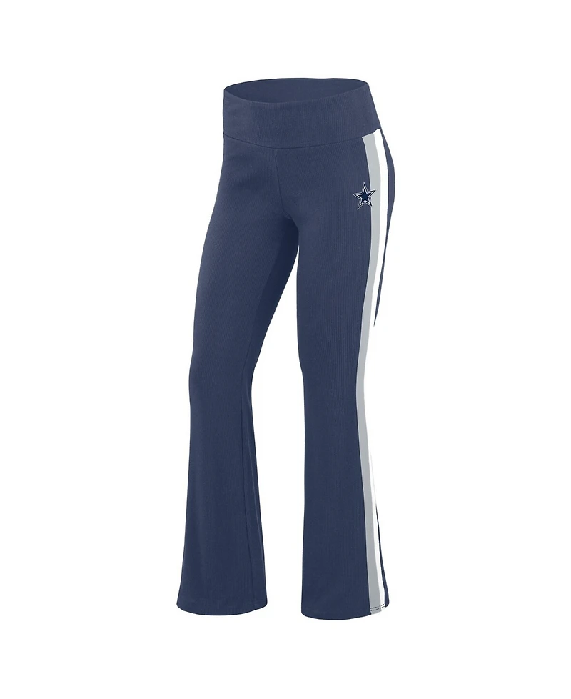 Wear by Erin Andrews Women's Navy Dallas Cowboys Tri-Blend Yoga Pants