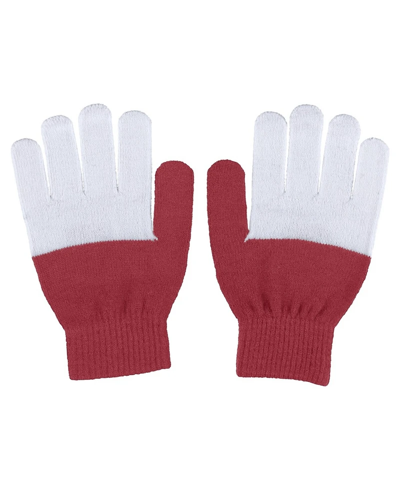 Wear by Erin Andrews Women's Arizona Cardinals Color-Block Gloves