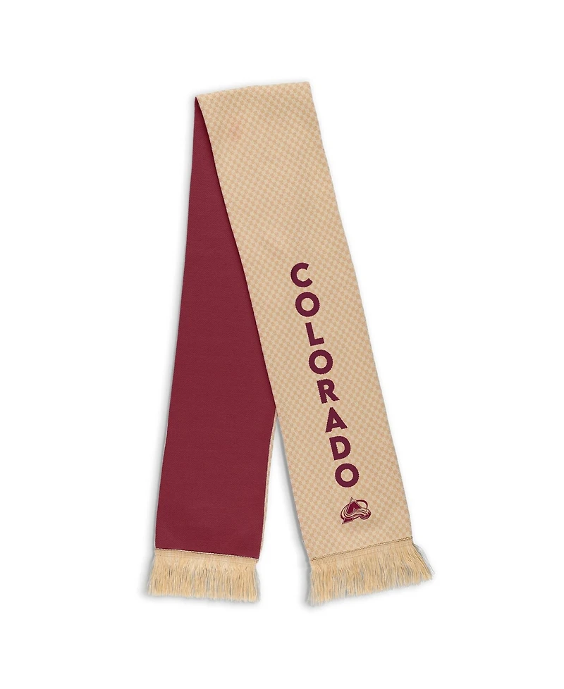 Wear by Erin Andrews Women's Colorado Avalanche Tonal Microcheck Scarf Glove Set