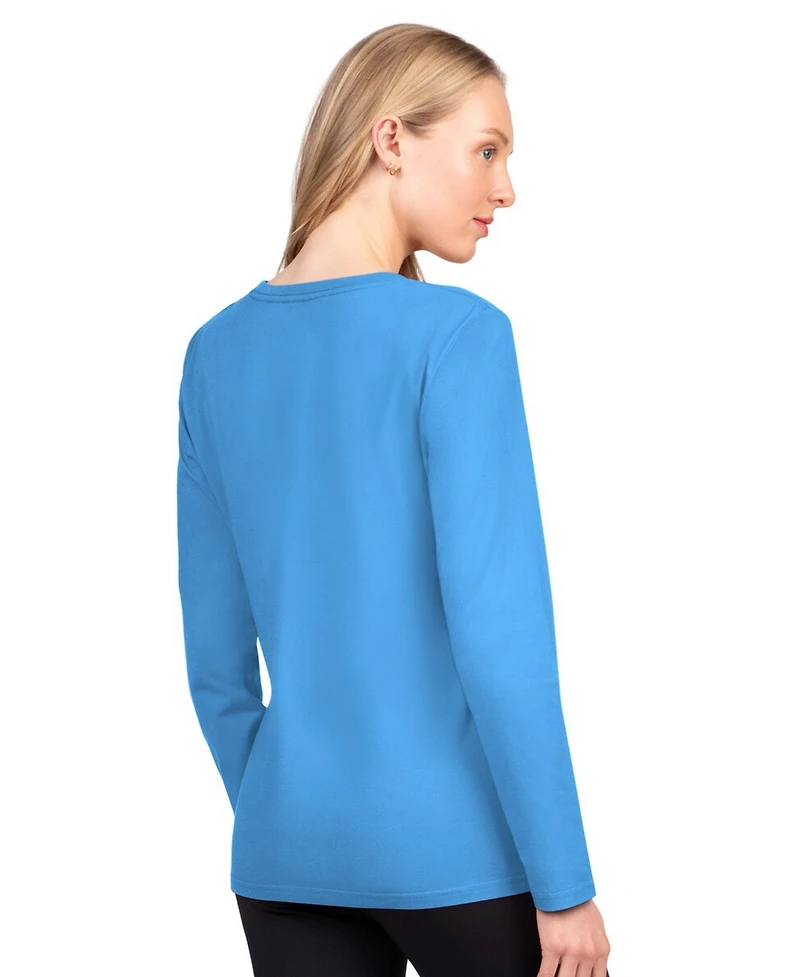 G-iii 4Her by Carl Banks Women's Light Blue Tennessee Titans Best Play Long Sleeve T-Shirt