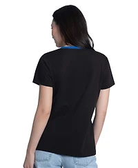 G-iii 4Her by Carl Banks Women's Black Nascar Merchandise Best Team V-Neck T-Shirt