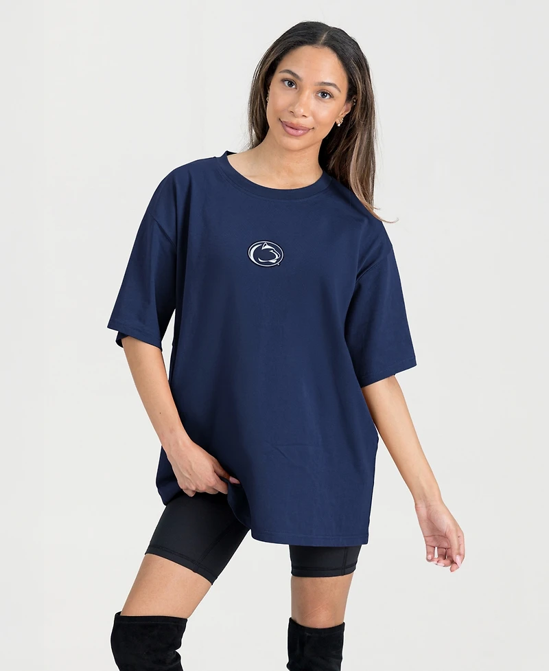 Gameday Couture Women's Navy Penn State Nittany Lions Oversized Back at Ya T-Shirt