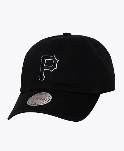 Mitchell & Ness Men's and Women's Black White Pittsburgh Pirates 1904 Strapback Adjustable Hat