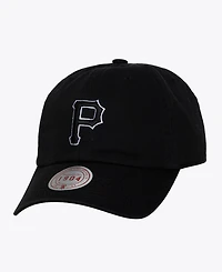 Mitchell & Ness Men's and Women's Black White Pittsburgh Pirates 1904 Strapback Adjustable Hat