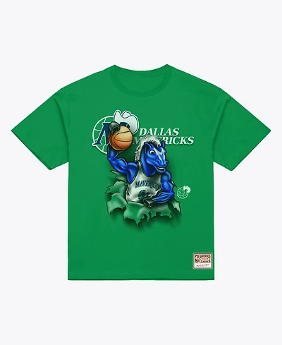 Mitchell & Ness Men's Green Dallas Mavericks Breakthrough T-Shirt