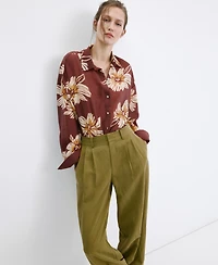 Mango Women's Printed Lyocell Shirt