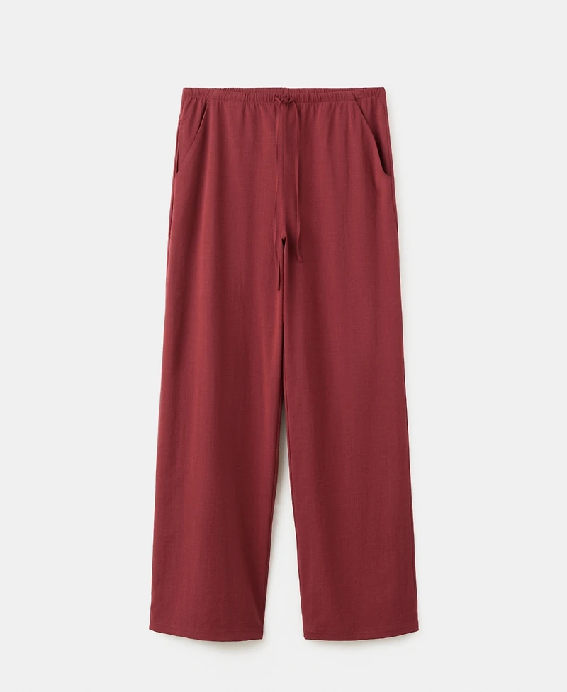 Mango Women's Bow Straight Pants