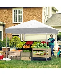 gaomon Outdoor Pop Up Canopy Tent with 1 Removable Sidewall,