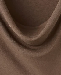 Mango Women's Side Ruching Draped-Neck Dress