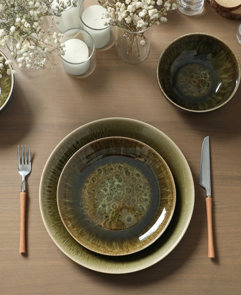 Stone Lain Riley 12-Piece Dinnerware Set, Service For 4