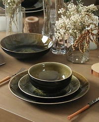 Stone Lain Riley 32-Piece Dinnerware Set, Service For 8