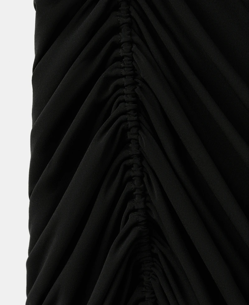 Mango Women's Asymmetrical Pleated Dress