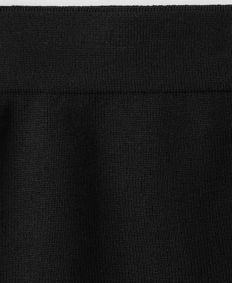 Mango Women's Side Slit Short Skirt